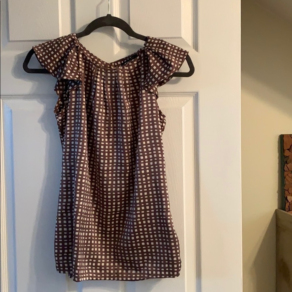 Banana republic cap sleeve blouse